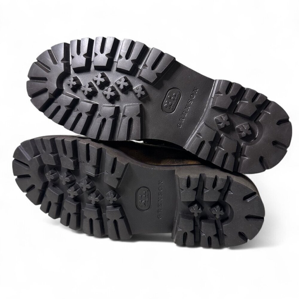 Women's Grenson Nannette Hiker Combat Boot UK 4.5 Brown Distressed Leather NWOT - Picture 11 of 11